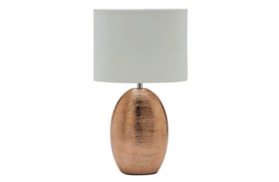 Collection Scratched Effect Table Lamp - Bronze.